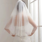 Simple Two Layer Bridal Veil