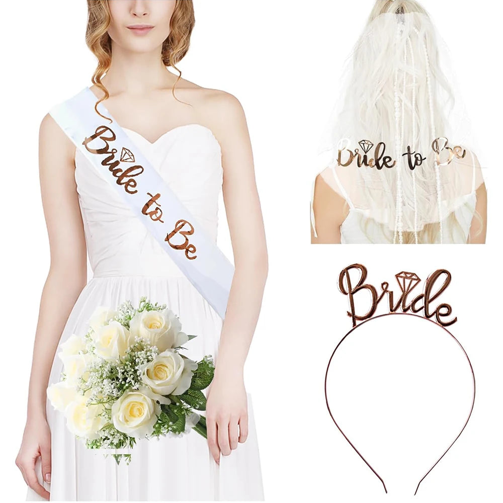 Bride To Be Sash & Veil Set