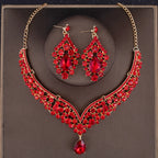 Luxury Crystal Bridal Jewelry Set
