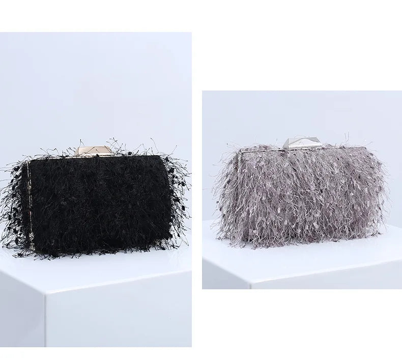 Korean Tassel Clutch Bag