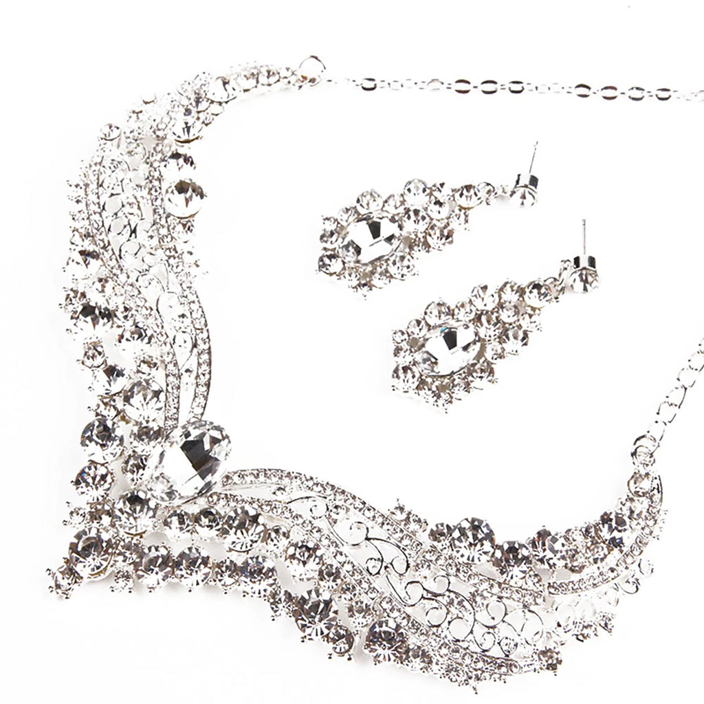 Rhinestone Bridal Jewelry Set