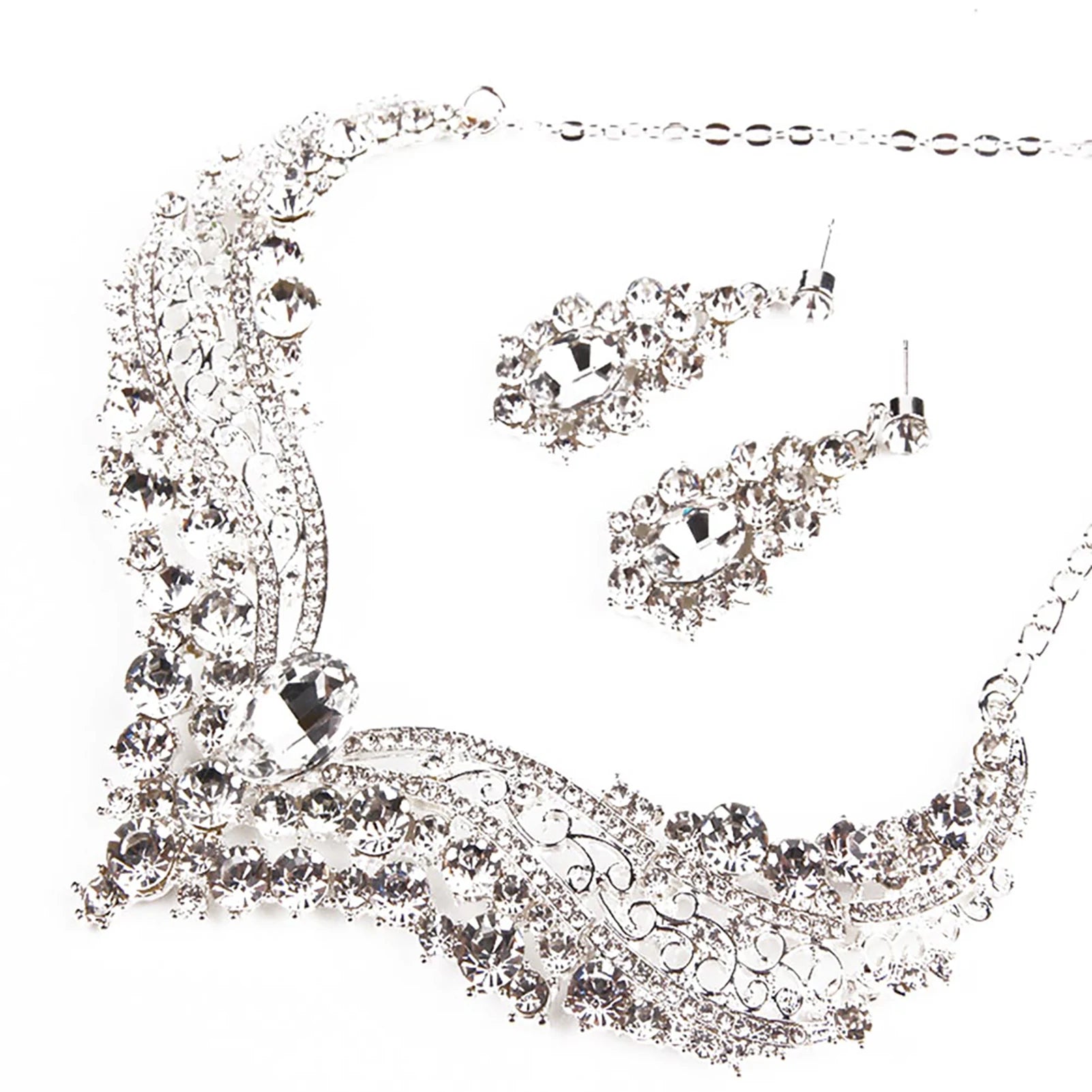 Rhinestone Bridal Jewelry Set