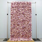 Silk Rose & Peony Flower Wall Panel