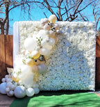 Silk Rose & Peony Flower Wall Panel