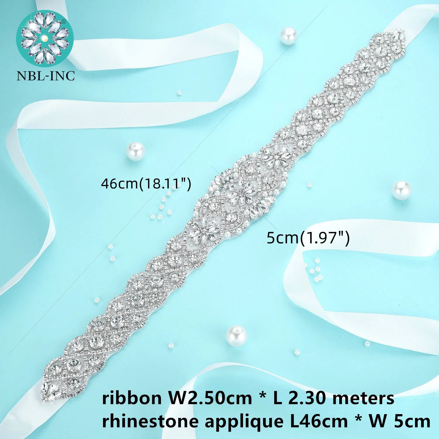 Crystal Rhinestone Bridal Belt