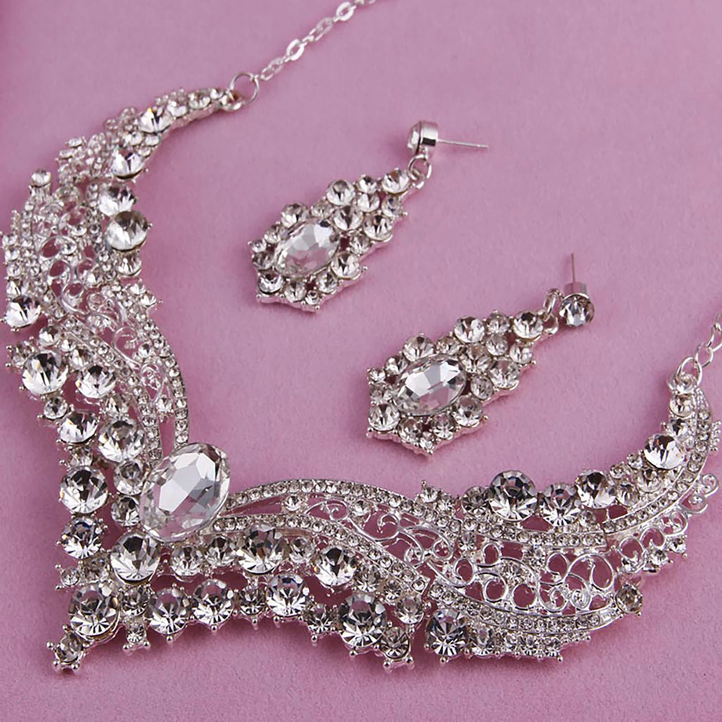 Rhinestone Bridal Jewelry Set