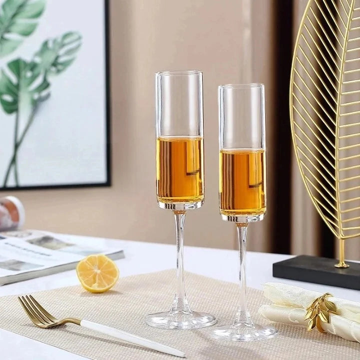 Personalized Mr & Mrs Champagne Flutes