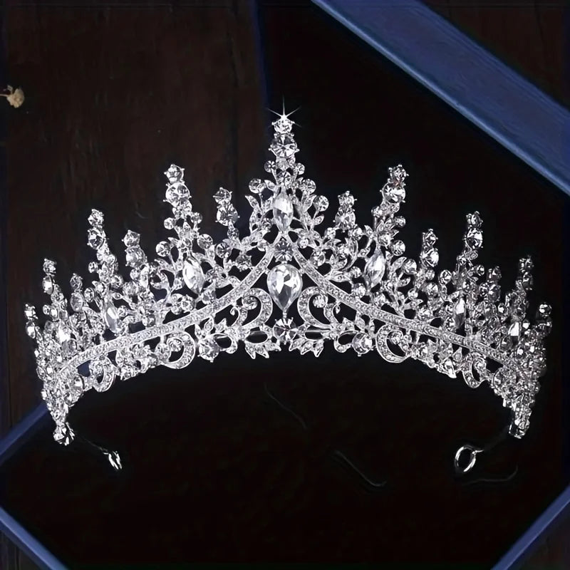 Crystal Bridal Crown Jewelry Set