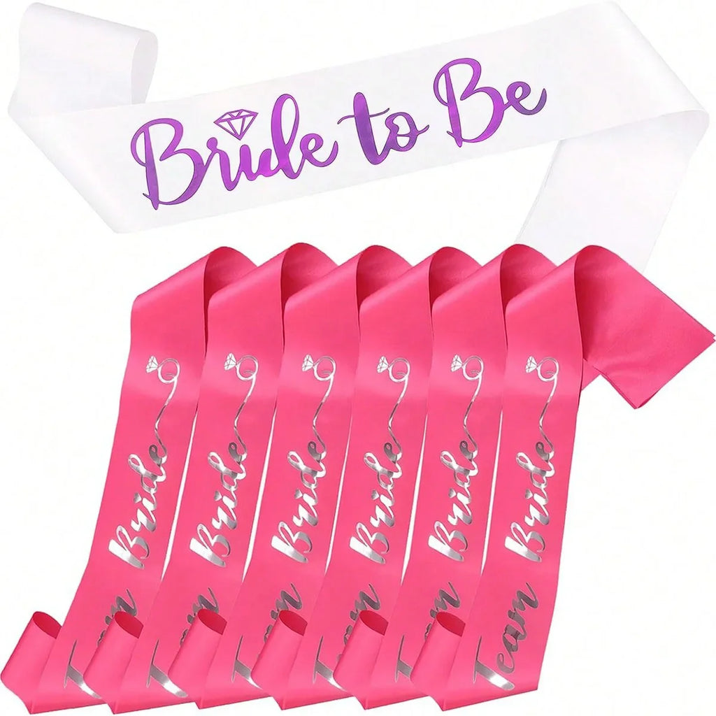 Bride Satin Bachelorette Sash