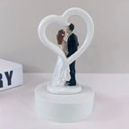 Bride & Groom Cake Topper Decor