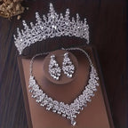 Crystal Bridal Crown Jewelry Set