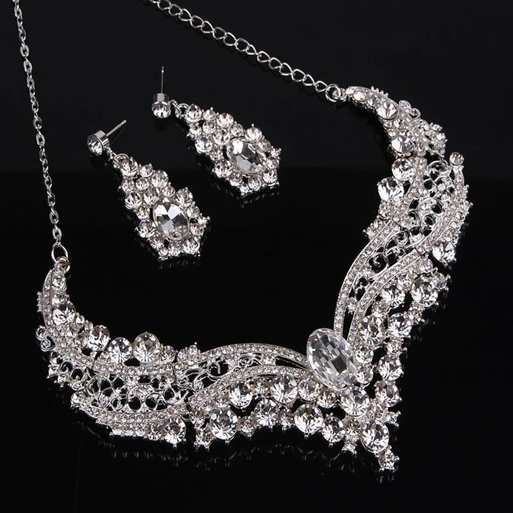 Rhinestone Bridal Jewelry Set