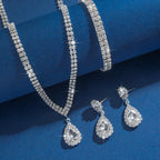 Water Drop Wedding Jewelry Set