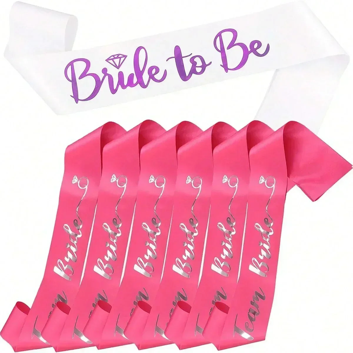Bride Satin Bachelorette Sash