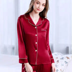 Custom Couple Satin Pajamas