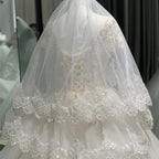 Fingertip Bridal Veil with Comb