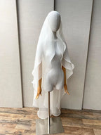 Double Layer Curled Bridal Veil
