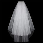 Simple Two Layer Bridal Veil