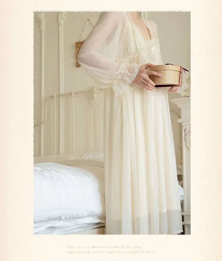 Princess Satin Bridal Robe Set