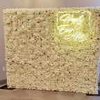 Silk Rose & Peony Flower Wall Panel