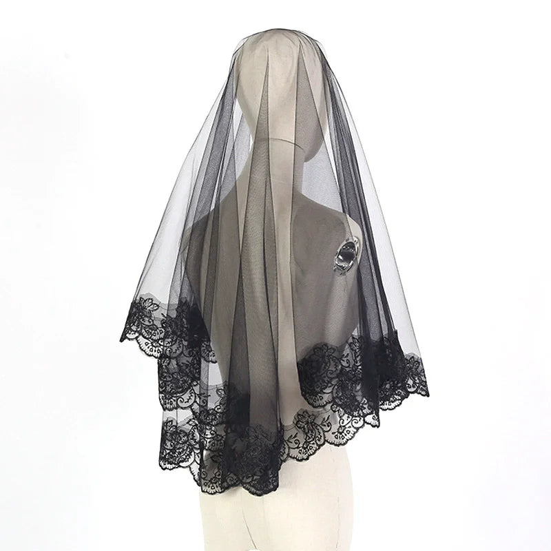 Lace Embroidery Bridal Veil