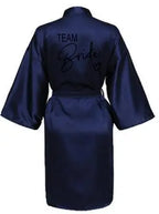 Team Bride Satin Robe