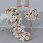 Pink Artificial Flower Decor Set
