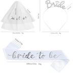Bride-to-Be Veil & Sash Set