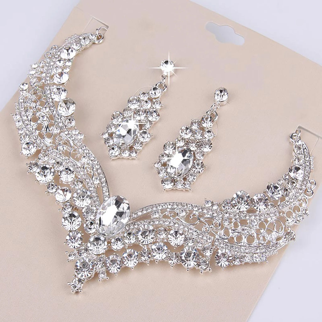 Rhinestone Bridal Jewelry Set