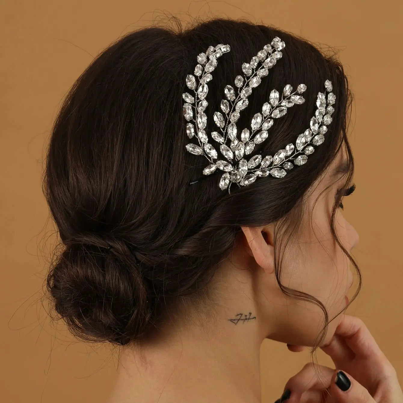 Leaf Crystal Bridal Headpiece