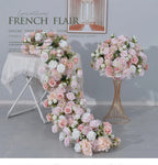 Pink Artificial Flower Decor Set