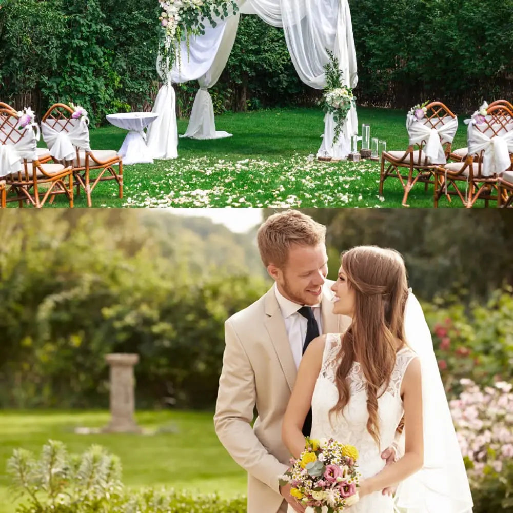 Short Bridal Veil with Comb