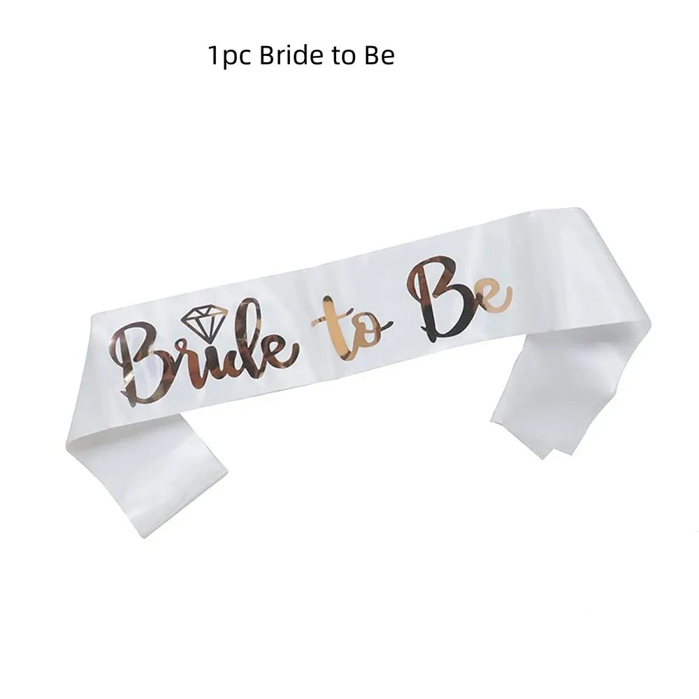 Rose Gold Team Bride Sash