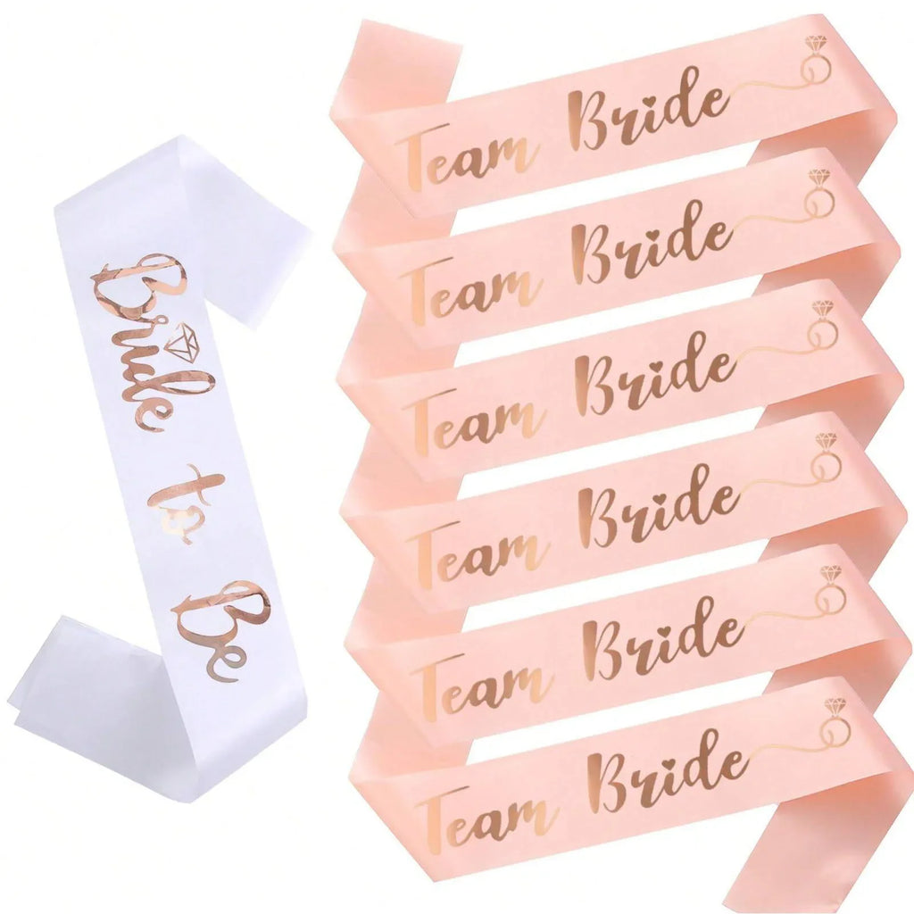 Bride Satin Bachelorette Sash
