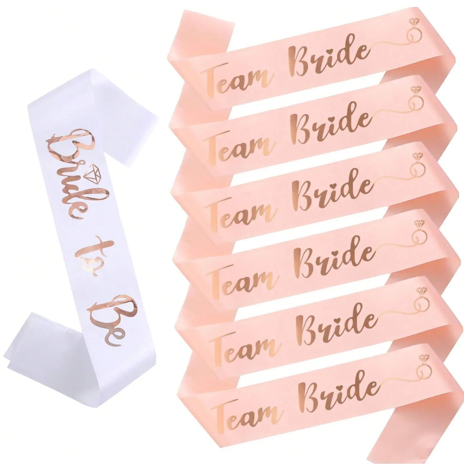 Bride Satin Bachelorette Sash