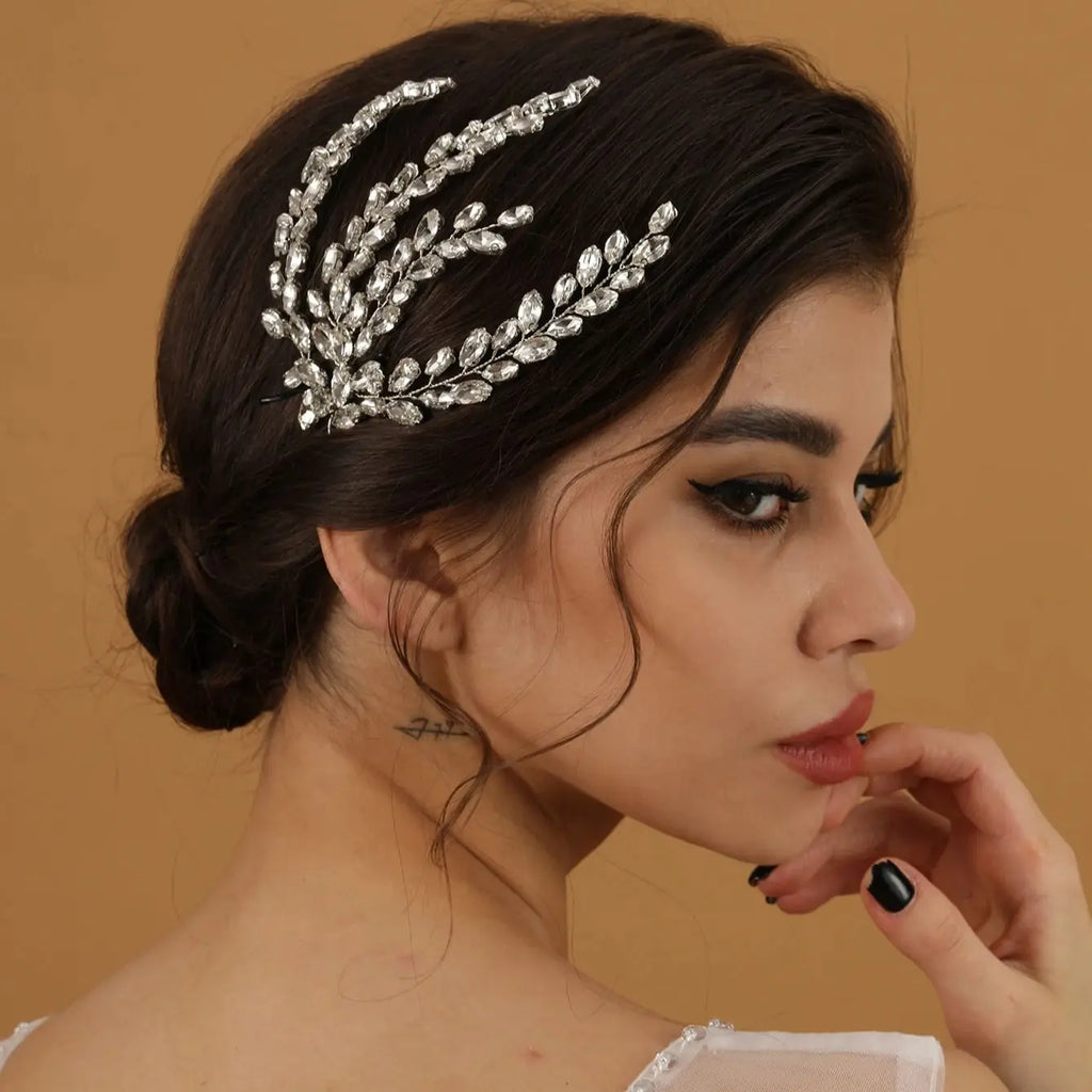 Leaf Crystal Bridal Headpiece