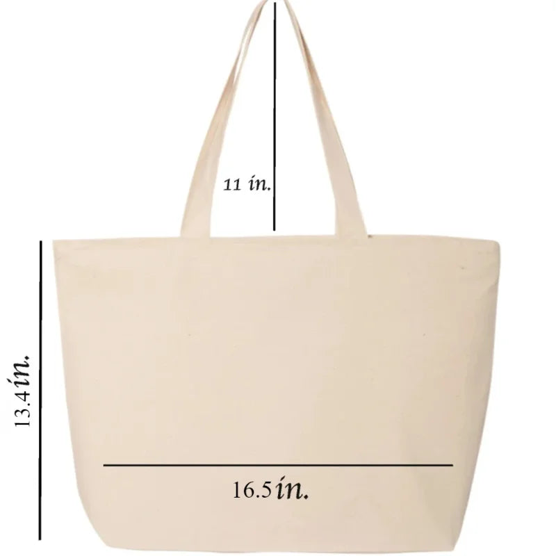 Bride Zippered Tote Bag