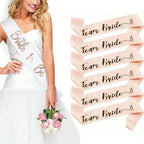 Bride Satin Bachelorette Sash