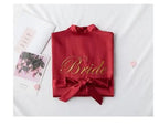Bridal Satin Kimono Robe