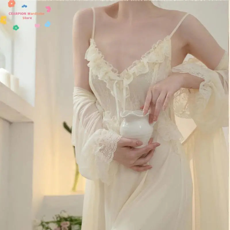 Princess Satin Bridal Robe Set