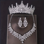 Crystal Bridal Crown Jewelry Set