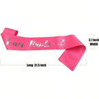 Bride Satin Bachelorette Sash