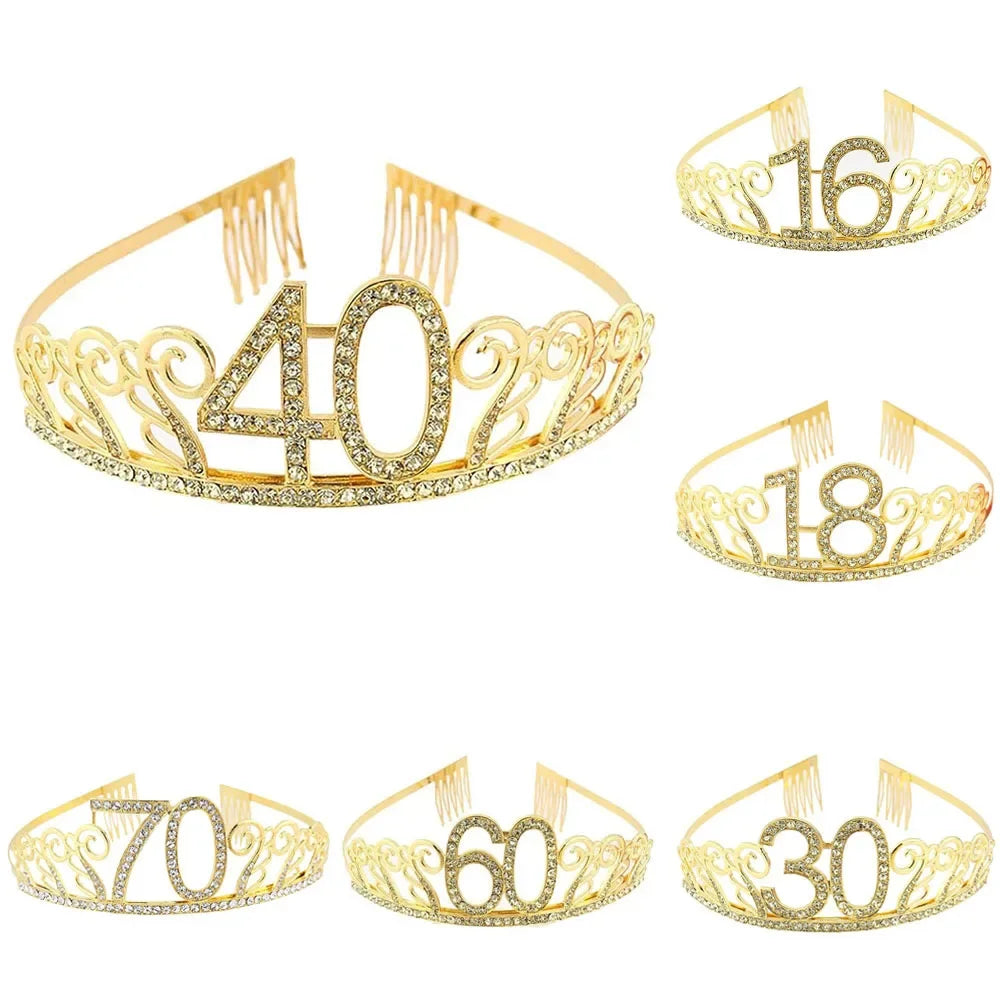 Birthday Queen Crystal Tiara