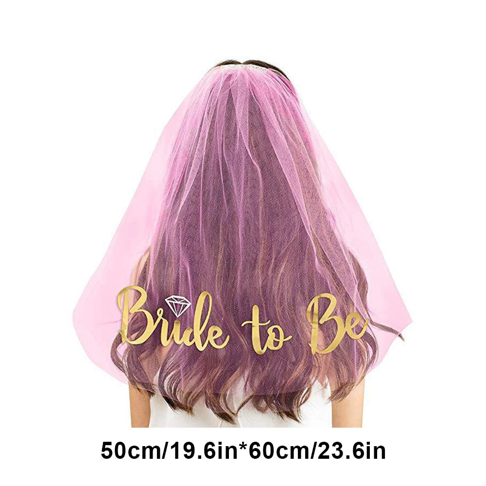 Bride To Be Sash & Veil Set