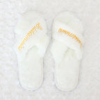 Bridal Open-Toe Slippers