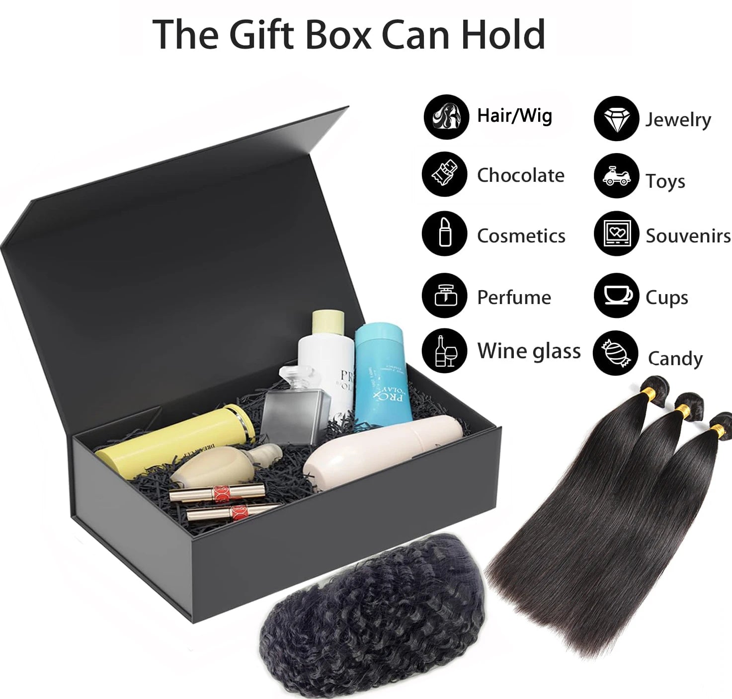 Luxury Black Ribbon Gift Box