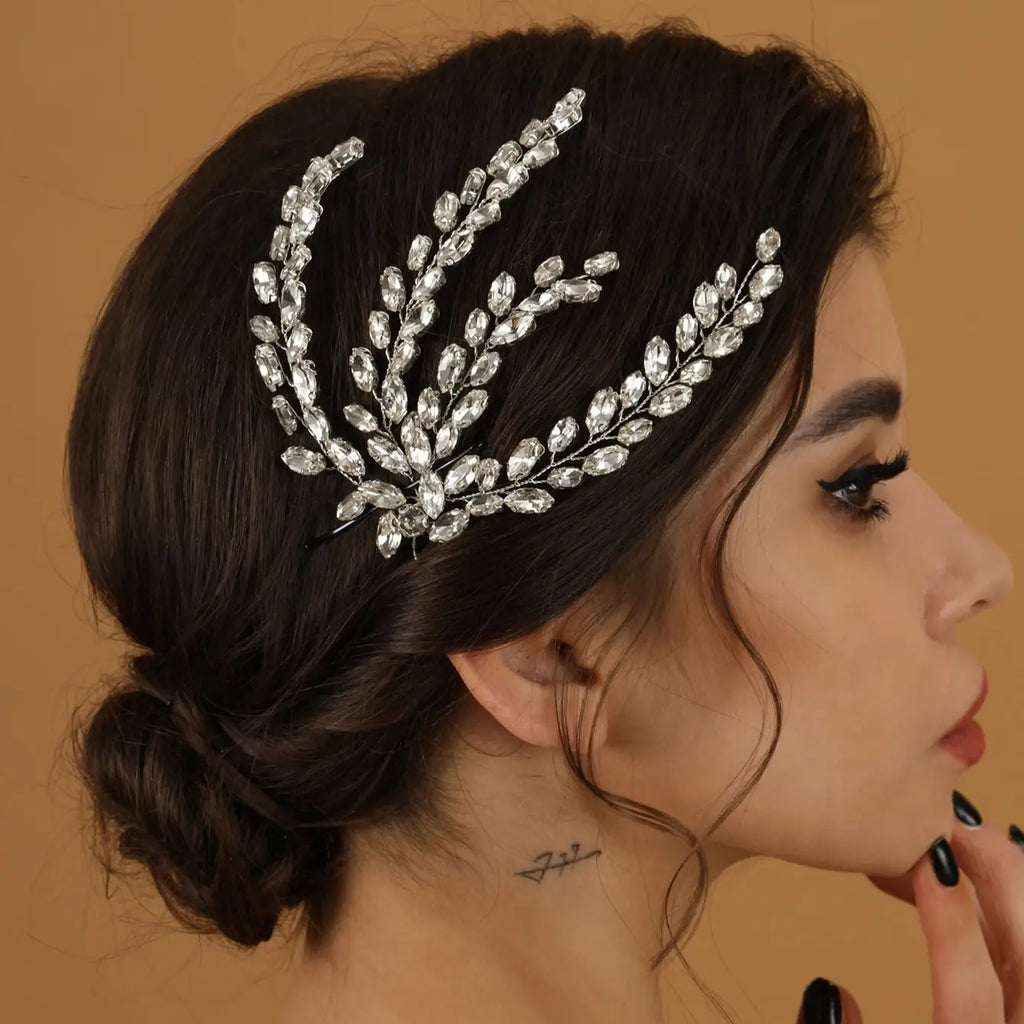 Leaf Crystal Bridal Headpiece