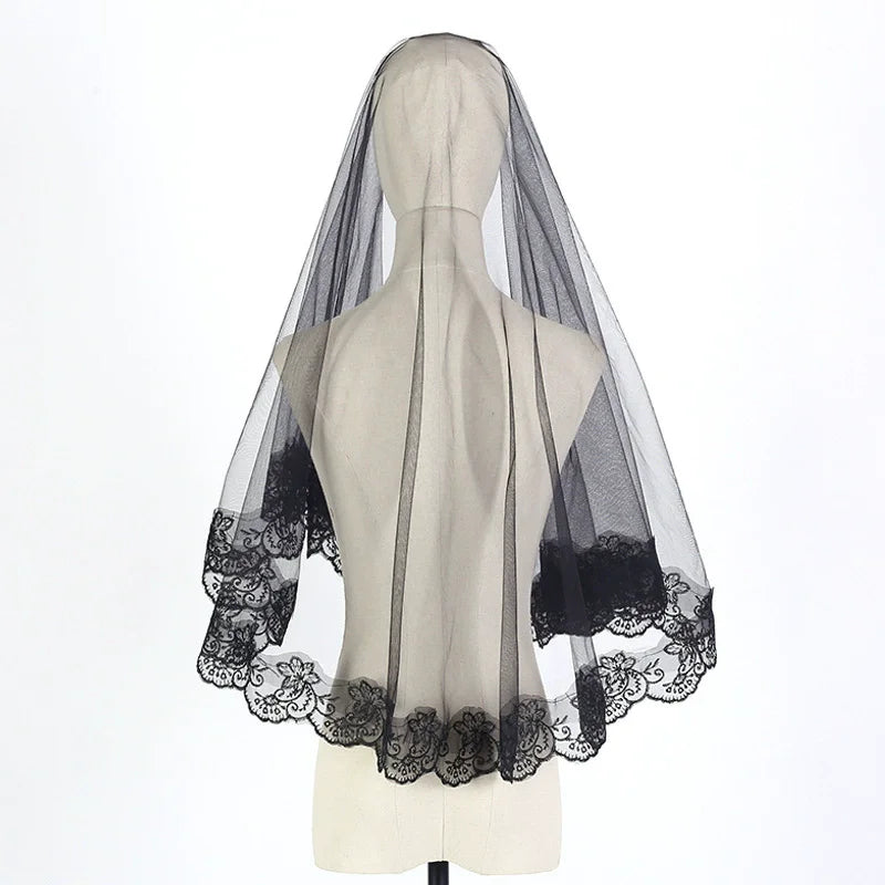 Lace Embroidery Bridal Veil