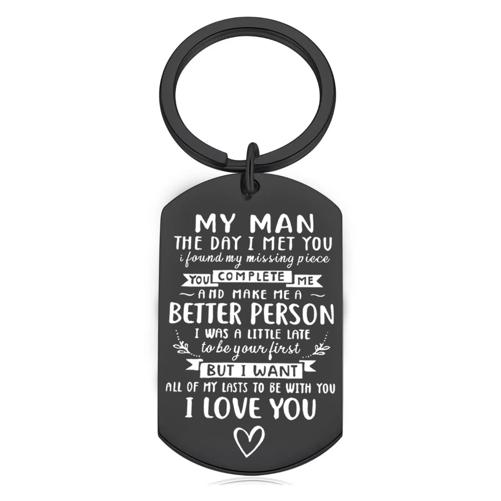 “I Love You” Romantic Keychain
