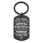 “I Love You” Romantic Keychain